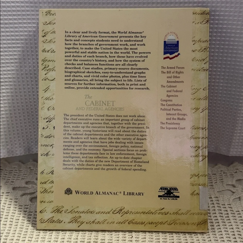 The Cabinet and Federal Agencies World Almanac LibraryAm. Gov. Geoffrey M. Horn